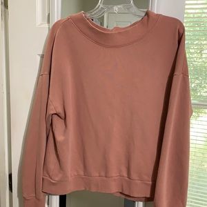 Aerie Distressed Sweatshirt Top
